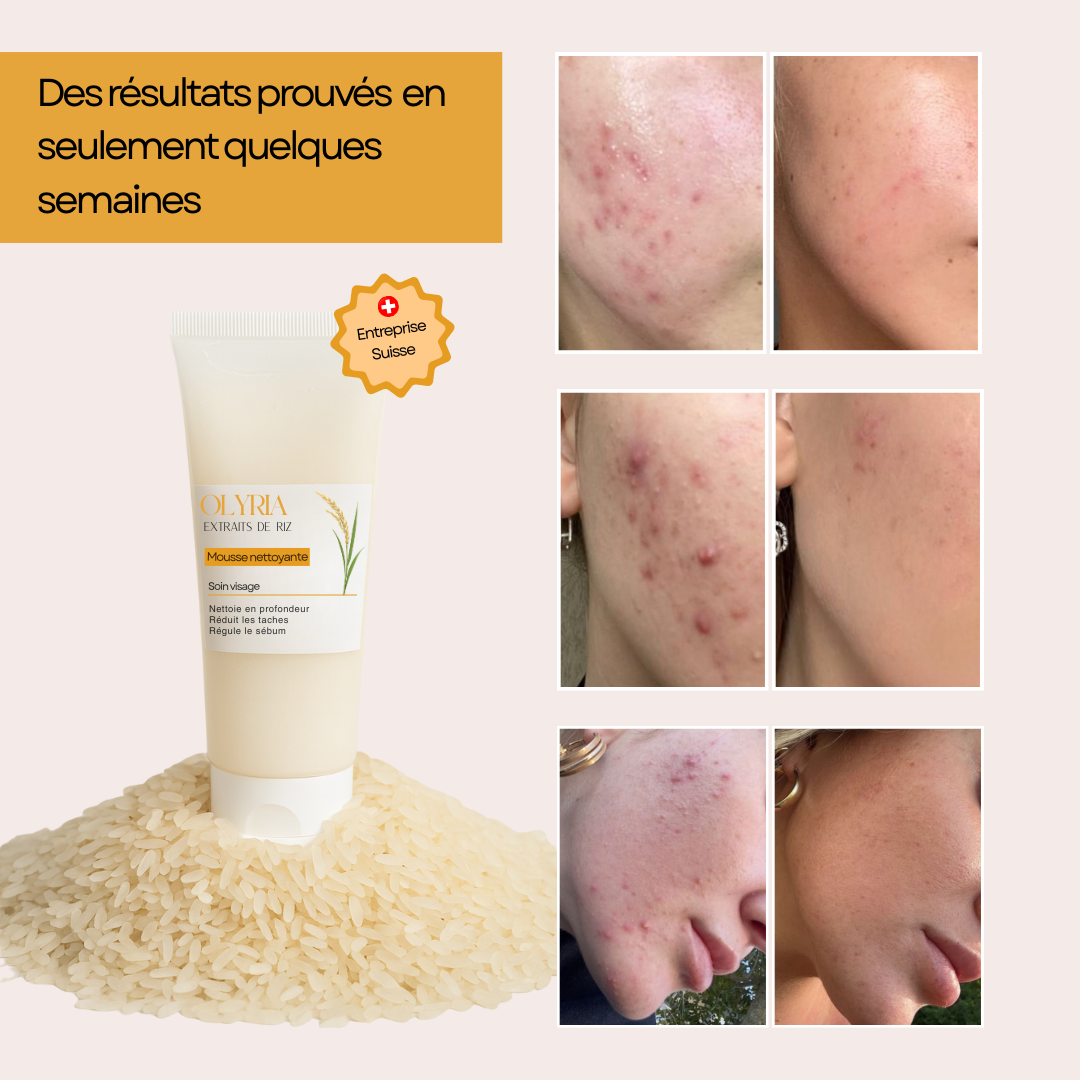Schiuma detergente al riso 4 in 1