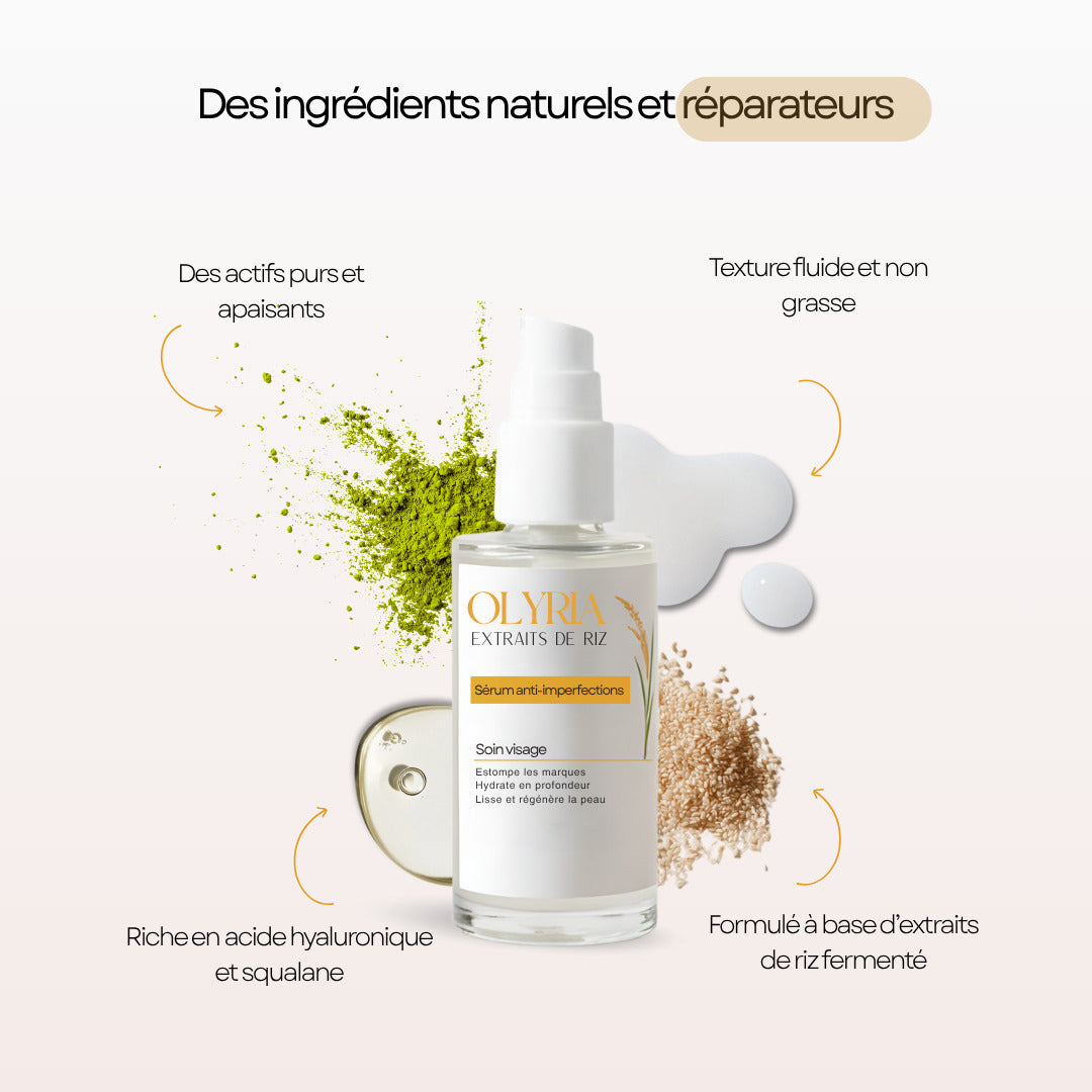 Sérum Anti-Imperfections au Riz