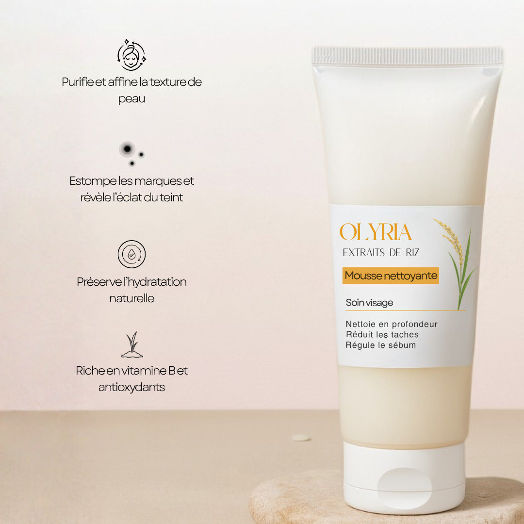 Mousse Nettoyante au Riz